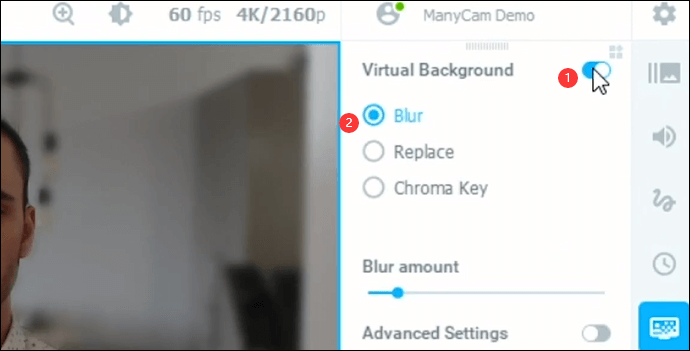 caméra virtuelle manycam