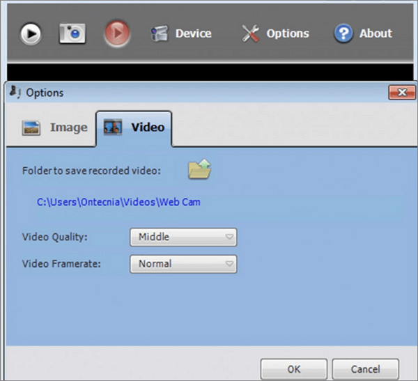 Windows 10 webcam recorder