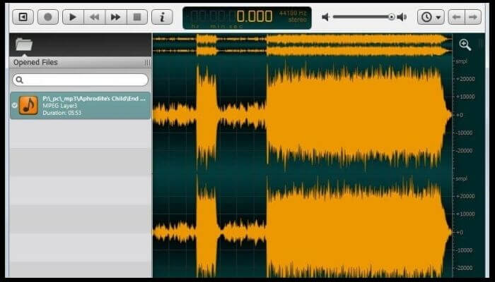 Enregistreur de sons multiplateforme ocenaudio