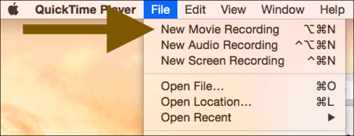 Enregistreur d'écran avec facecam - Quicktime
