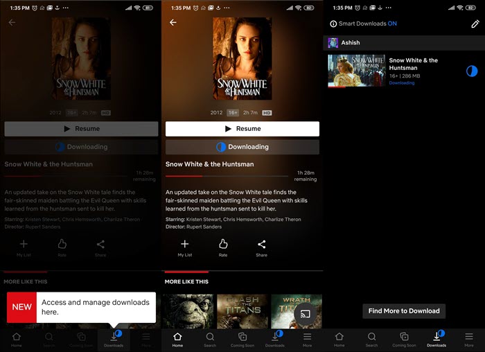 Enregistrez Netflix sur Android et iPhone