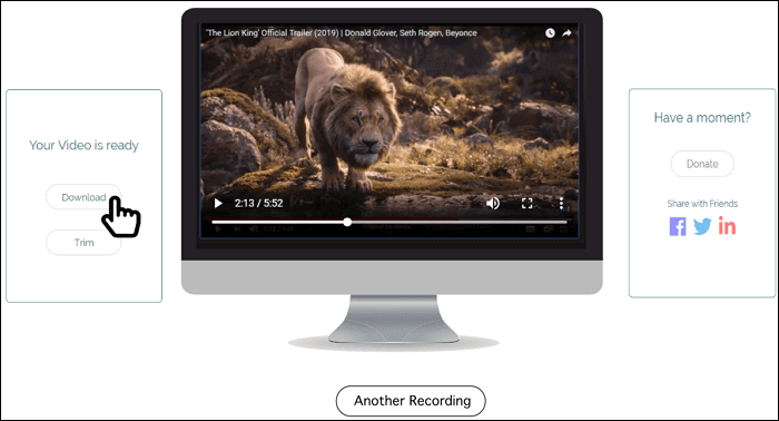 enregistrer l'écran de surface pro en ligne