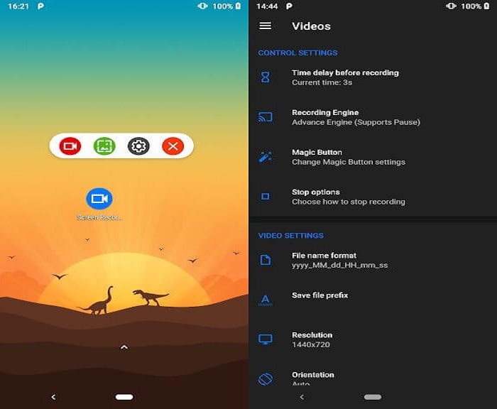 application d'enregistrement audio de jeu pour Android