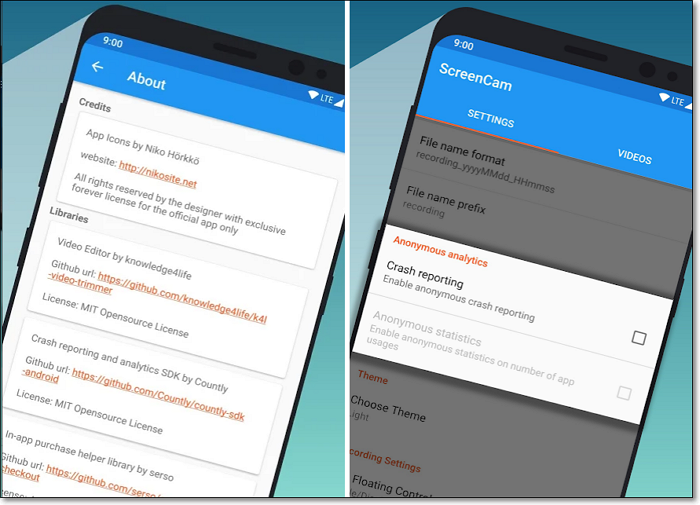Application d'enregistrement d'écran sans filigrane