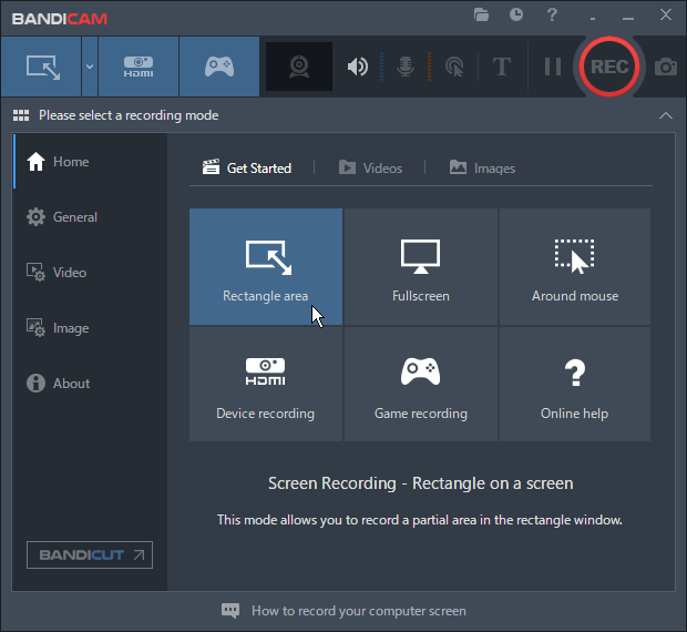 bandicam planifier enregistrement écran 
