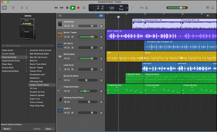 Enregistreur FLAC pour Mac - GargeBand