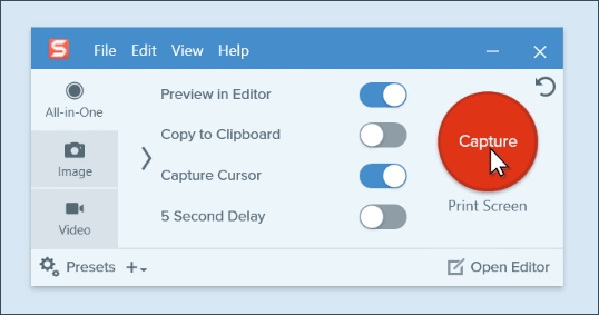 enregistreur d'écran macos - snagit