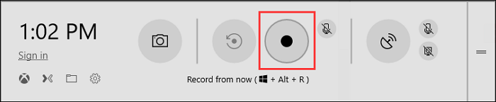 Démarrez l'enregistrement Surface Pro avec la Game Bar