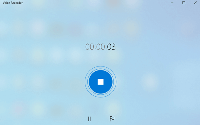 Enregistreur vocal intégré de Windows 10
