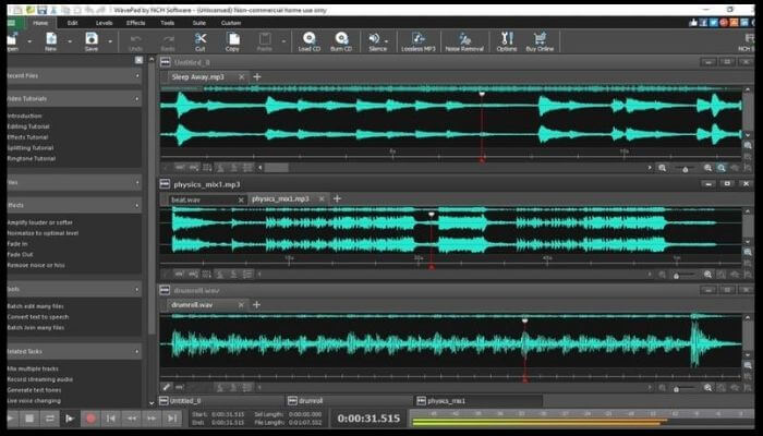 wavepad enregistrer le son