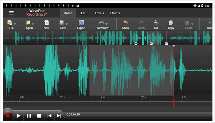 WavePad - Enregistreur FLAC