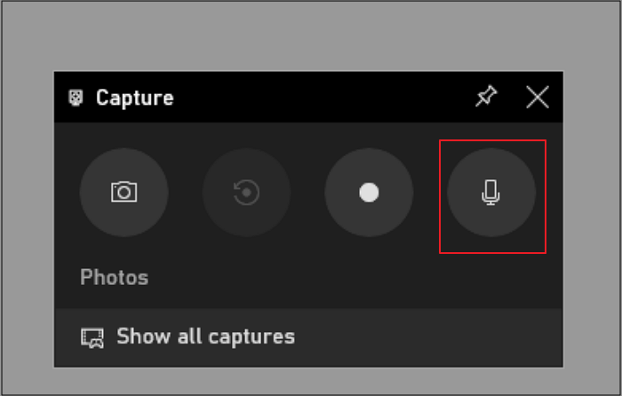 Select the microphone