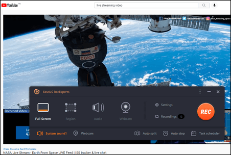 enregistrer vidéo en streaming avec l'enregistrer 