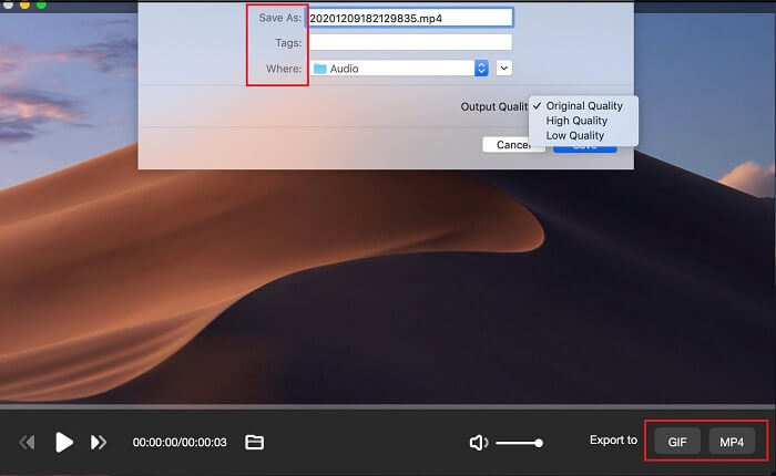 enregistrer des jeux sur Mac