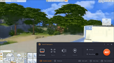 image en direct avec enregistreur