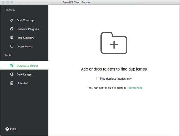 Trouver les fichiers dupliqués sur Mac