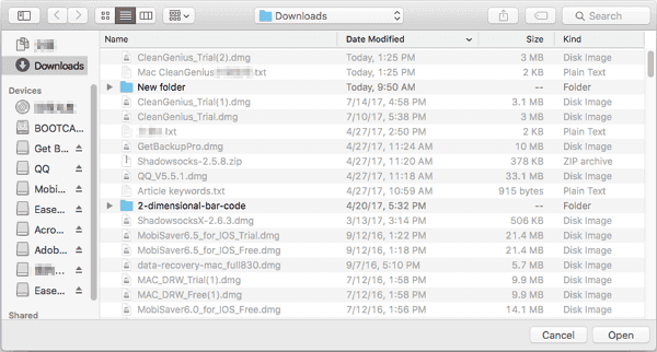 Trouver les fichiers répétés