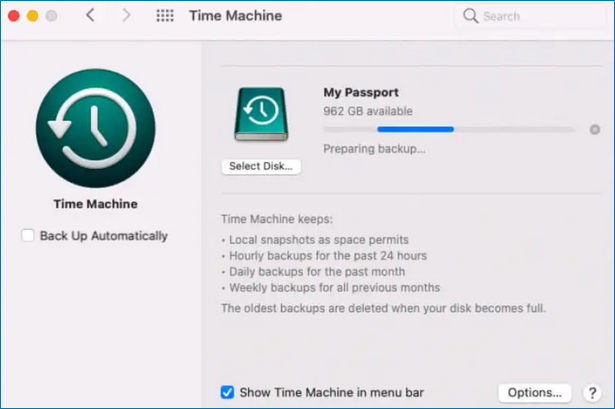 annuler la progression de la sauvegarde