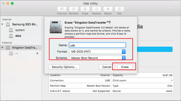Résolu] Comment vider une clé USB sur Mac