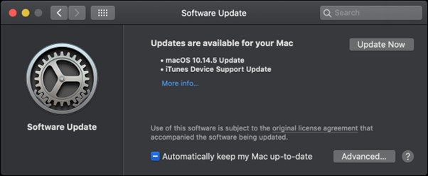comment arrêter les mises à jour automatiques de macos