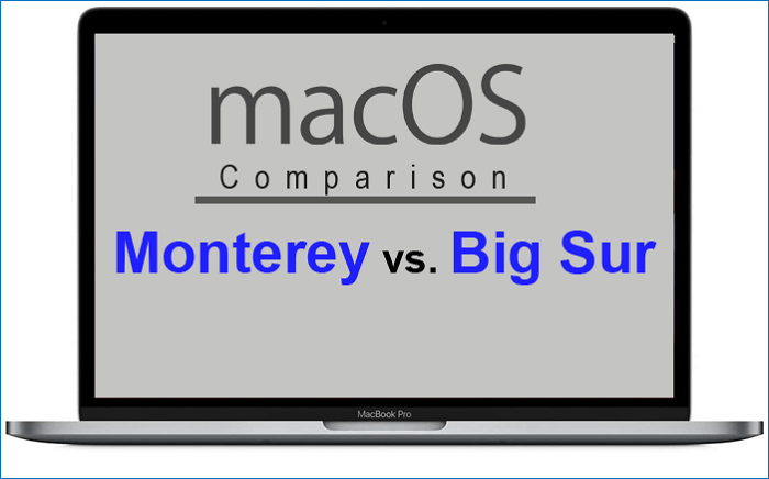 MacOS Monterey vs Big on