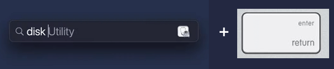 Afficher l'utilitaire de disque sur Mac