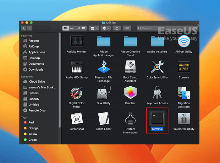Récupérer des fichiers supprimés sur macOS Ventura à partir du terminal