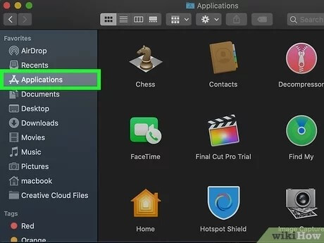 cliquer sur candidatures