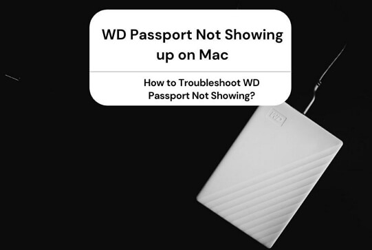WD Passport ne s'affiche pas sur Mac