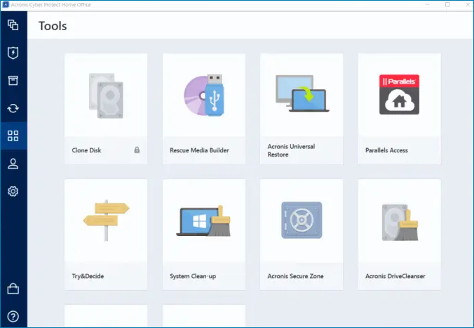 outil de copie de disque acronis