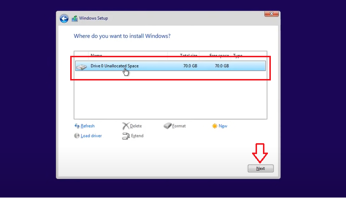 déplacer un os sur un ssd sans clonage étape 10
