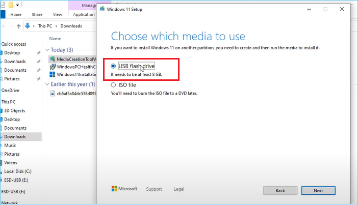 déplacer un os sur un ssd sans clonage étape 2
