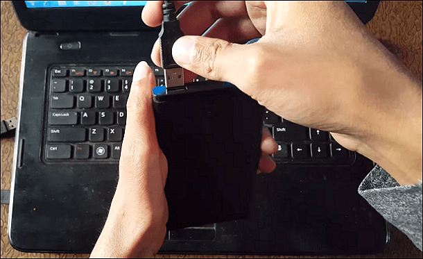 connecter l'adaptateur usb