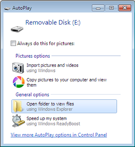 choisissez votre action avec disque dur
