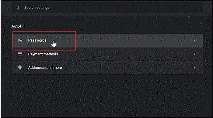 afficher les mots de passe enregistrés sur chrome