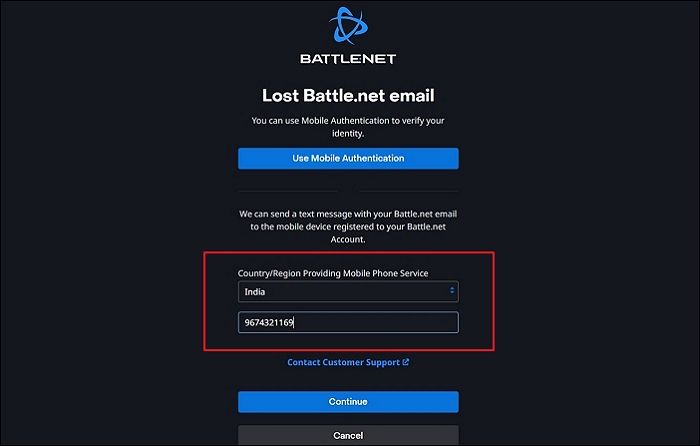 récupérer l'email du battlenet