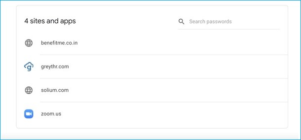 quatre sites et applications