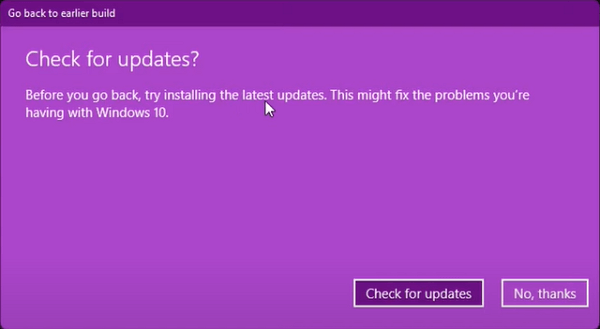 Cliquer sur Non Merci