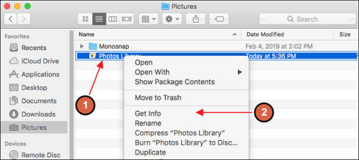 vérifier l'espace de stockage