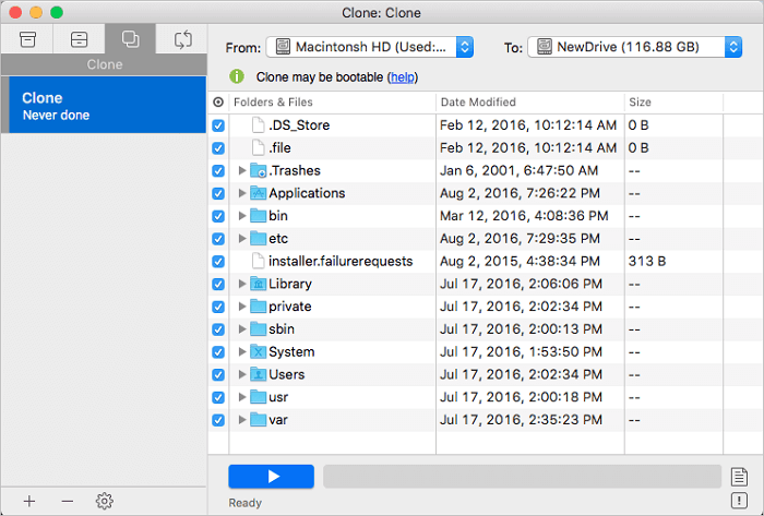 cloner un disque dur sur Mac