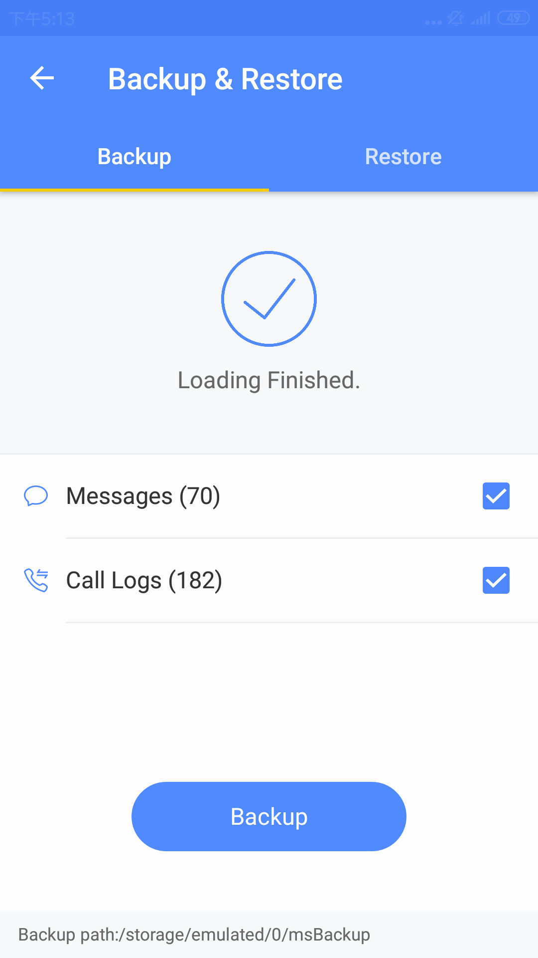 sauvegarder tous les messages et journaux d'appels