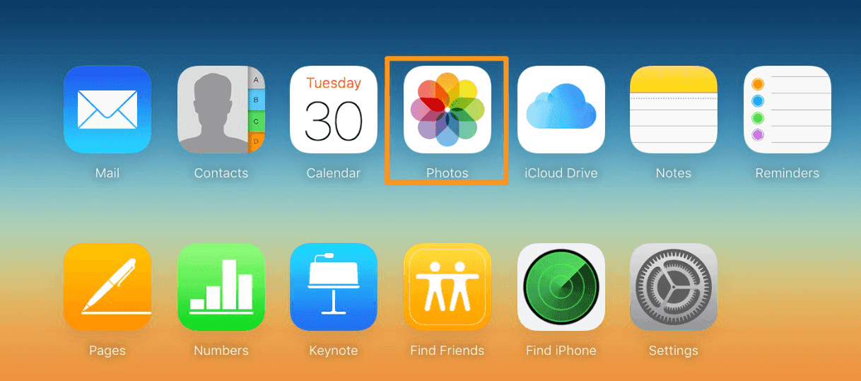 Extraire des images d'iCloud Drive