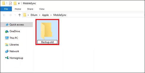 Modifier l'emplacement de la sauvegarde iTunes