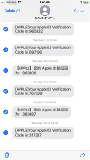 Comment copier une conversation texte entière sur l'iPhone