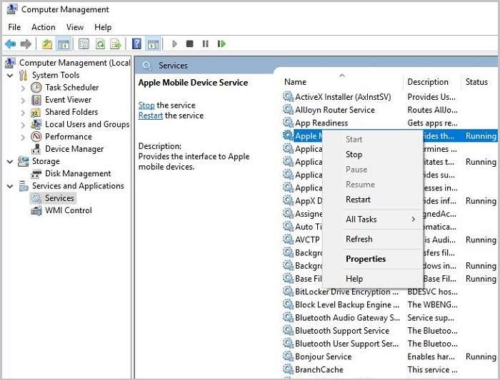 Choisir les propriétés