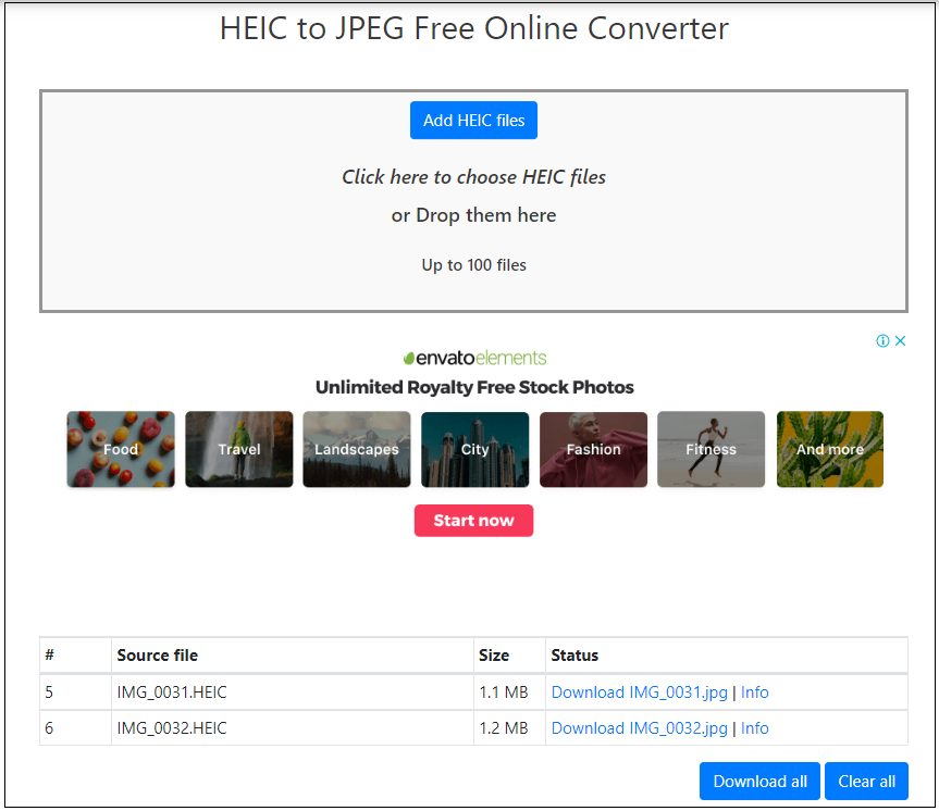 Convertir HEIC en JPG par lots en ligne