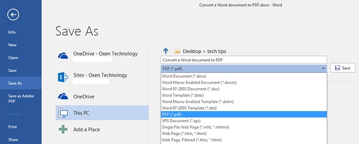 Convertir WhatsApp Chat en PDF