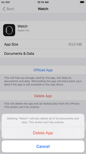 Comment supprimer des applications, des documents et des données sur iPhone