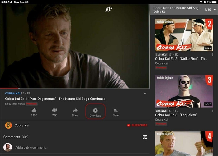 Comment télécharger des vidéos YouTube sur iPhone/iPad en 4 Méthodes
