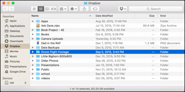 Comment transférer des fichiers de Mac vers iPhone via Dropbox